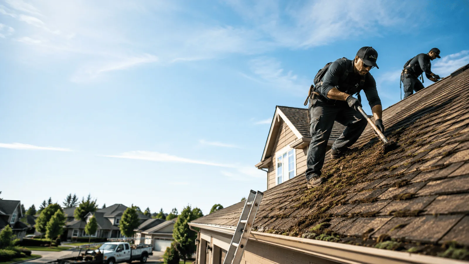 Roof Moss Removal in Oakland, ME near me